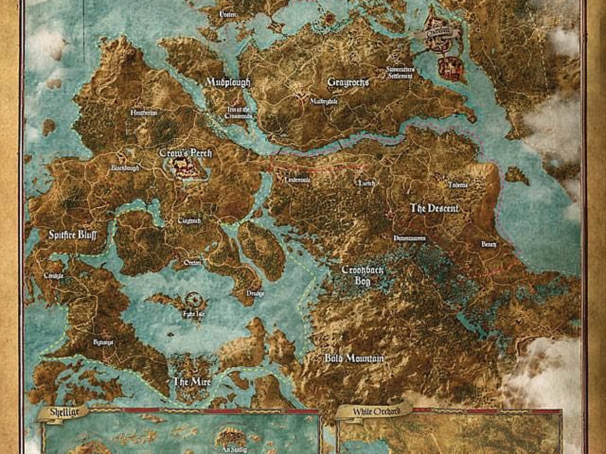 THE WITCHER WILD HUNT 3 FOR PS4 (W/ MAP)