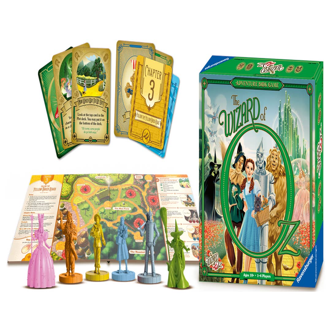 The Wizard of OZ board game will challenge your courage, brains