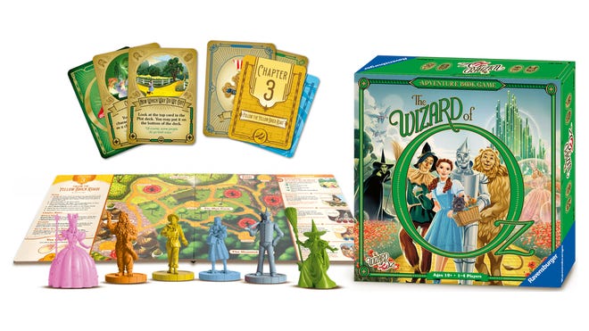 Wizard of Oz Adventure Book Game layout