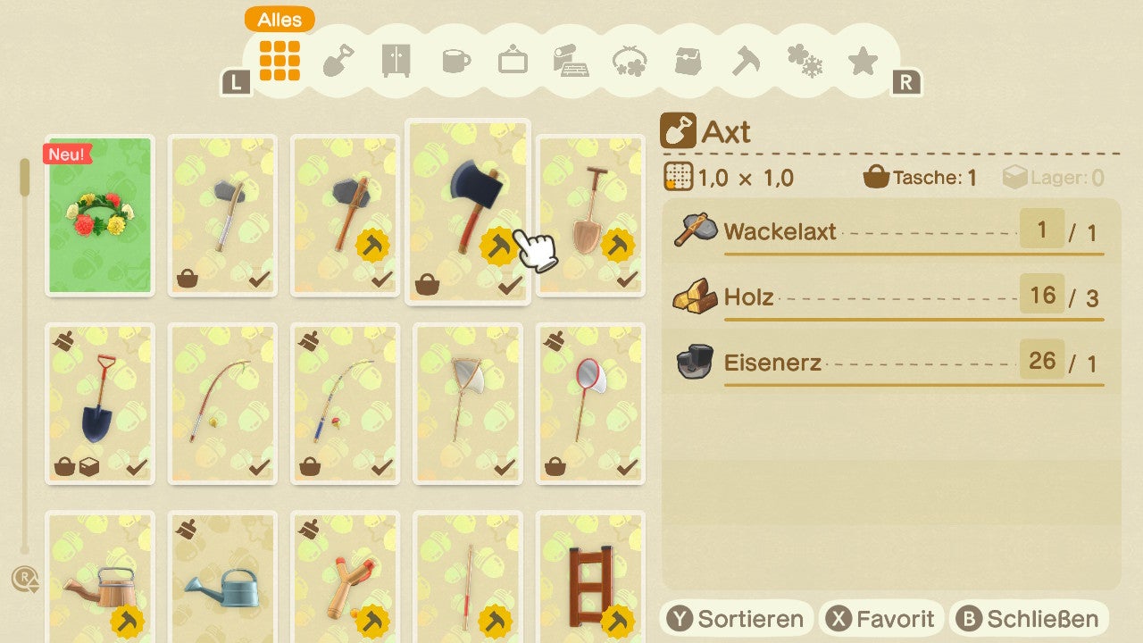 Animal Crossing New Horizons Leiter Bausatz Animal Crossing: New Horizons - Leiter und Axt bekommen und Klippen