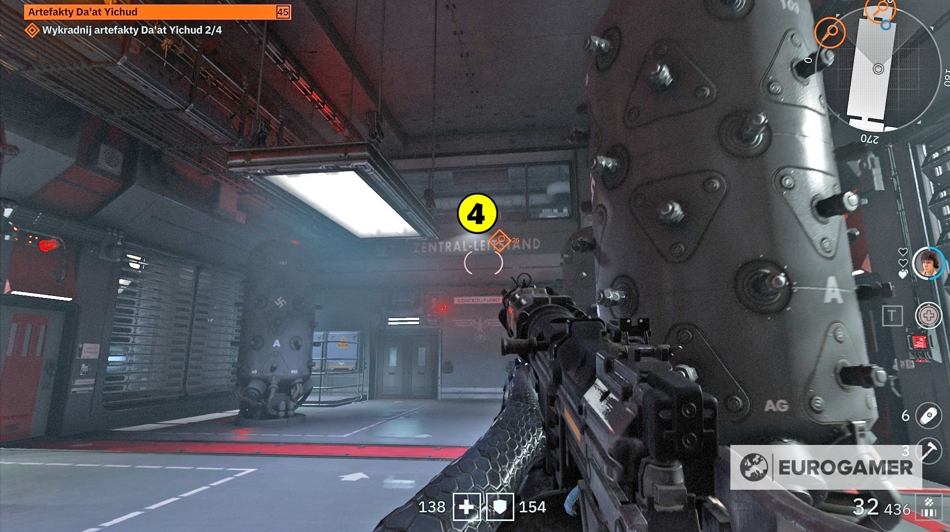 Wolfenstein Youngblood Artefakty Da'at Yichud cenne przedmioty