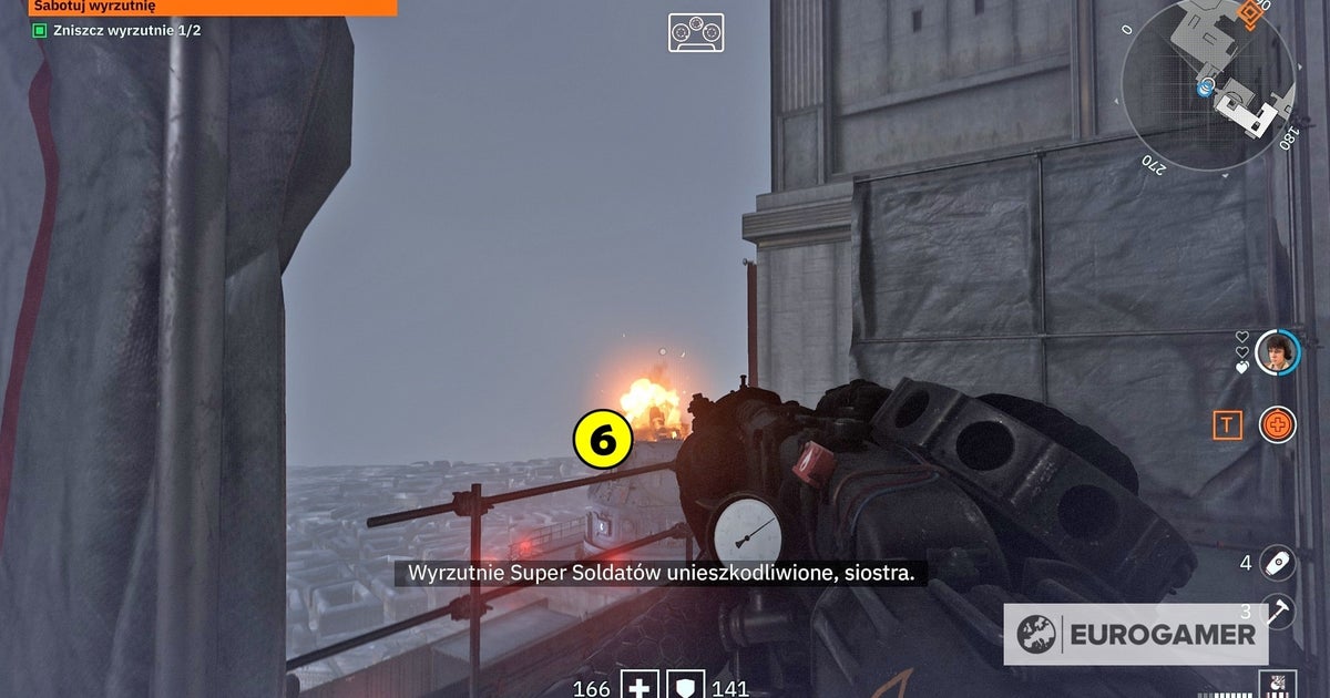 Wolfenstein: Youngblood - Sabotuj wyrzutnię: baza Brat 2, działa ...