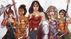 Wonder Woman: Challenge of the Amazons board game artwork