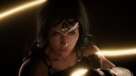 Diana of Themyscira with her lasso in the Wonder Woman teaser trailer.