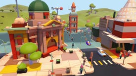 A toy town full of playpeople in Wood & Weather's announcement trailer.
