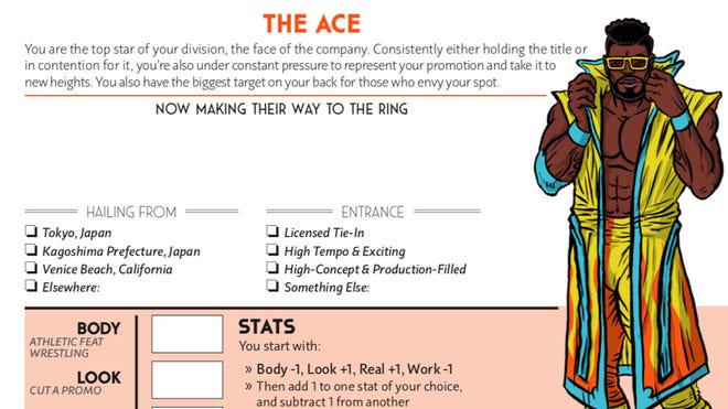 World Wide Wrestling: Second Edition roleplaying game artwork 2