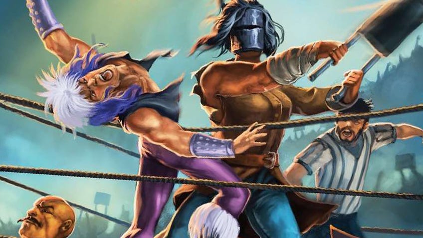 World Wide Wrestling: Second Edition roleplaying game artwork