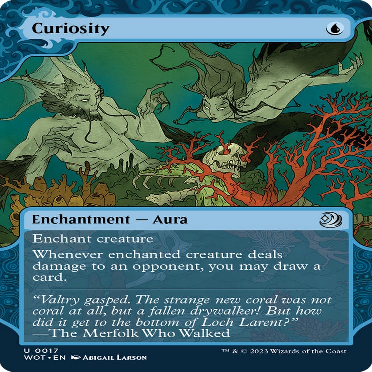 MTG's Wilds of Eldraine reprints several powerful enchantments as anime  girls (and one goose)