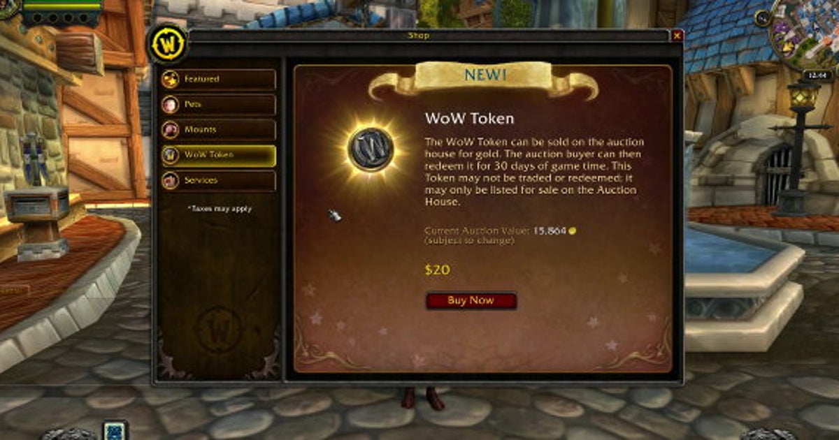 Buy World Of Warcraft Subs For Gold With WoW Tokens Rock Paper Shotgun