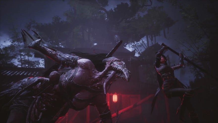 Battling a beast in the Wuchang: Fallen Feathers gameplay trailer.