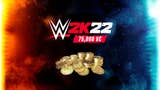 A mound of gold coins representing WWE 2K in-game virtual currency.