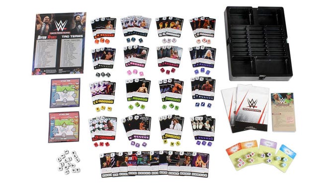 WWE Dice Masters board game layout