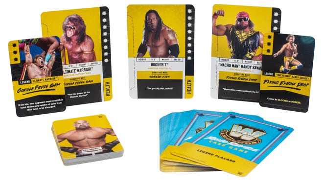 WWE Legends Royal Rumble Card Game layout