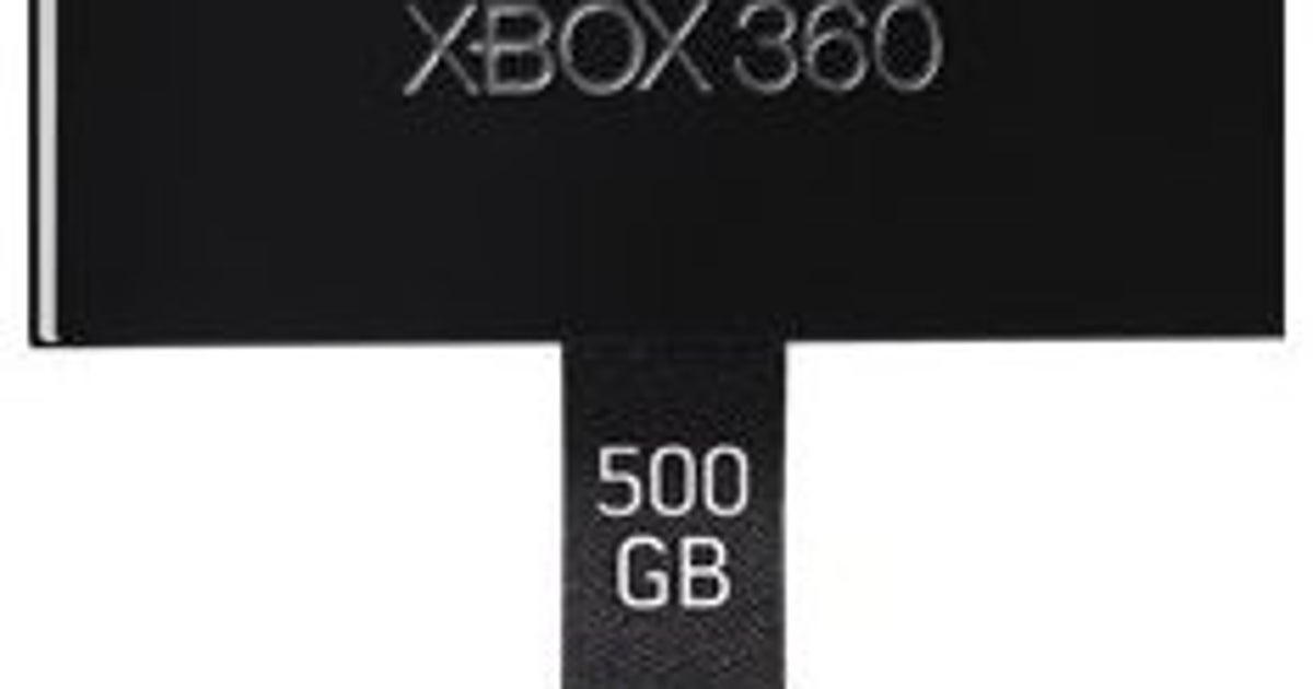 Xbox 360 getting new 500GB hard drive