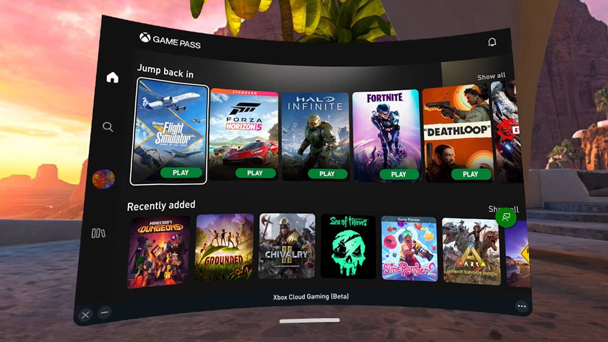 Perforar Mediana selva Meta y Microsoft anuncian la llegada de Xbox Cloud Gaming a los cascos VR  Quest | Eurogamer.es