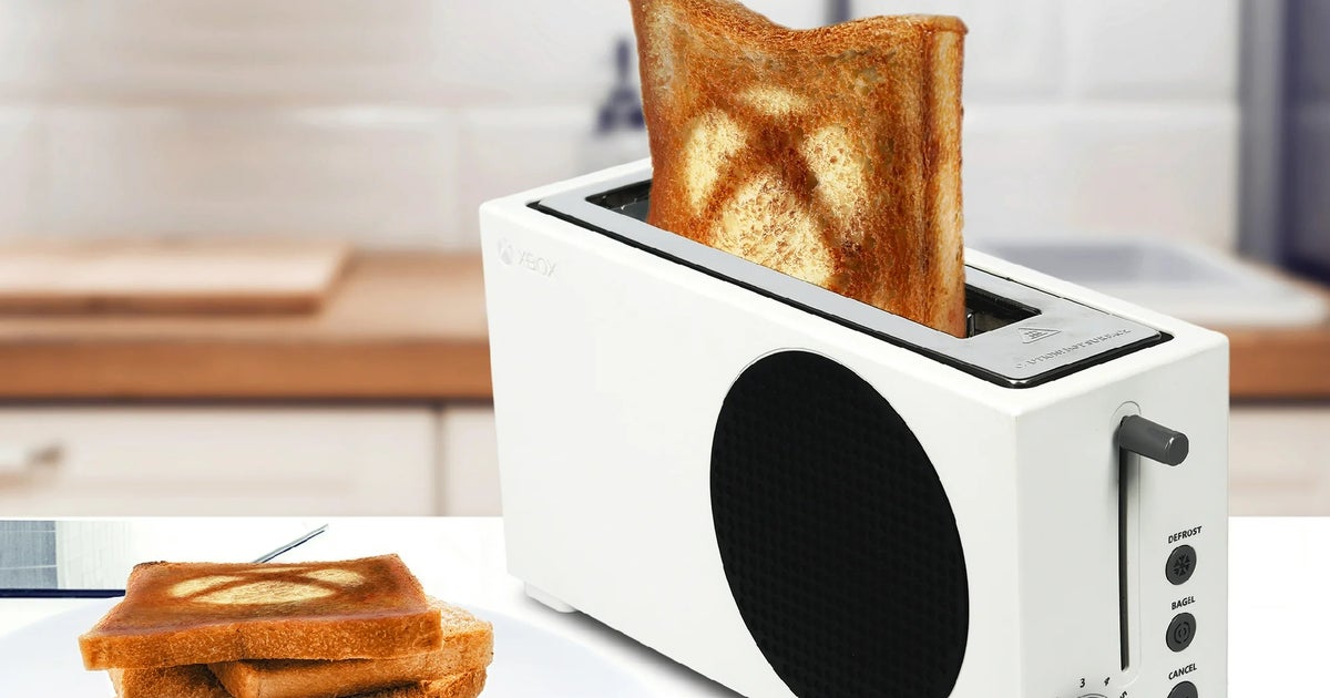 Yes, the Xbox Series S toaster is an actual thing you can buy Yes, the Xbox Series S toaster is an actual thing you can buy