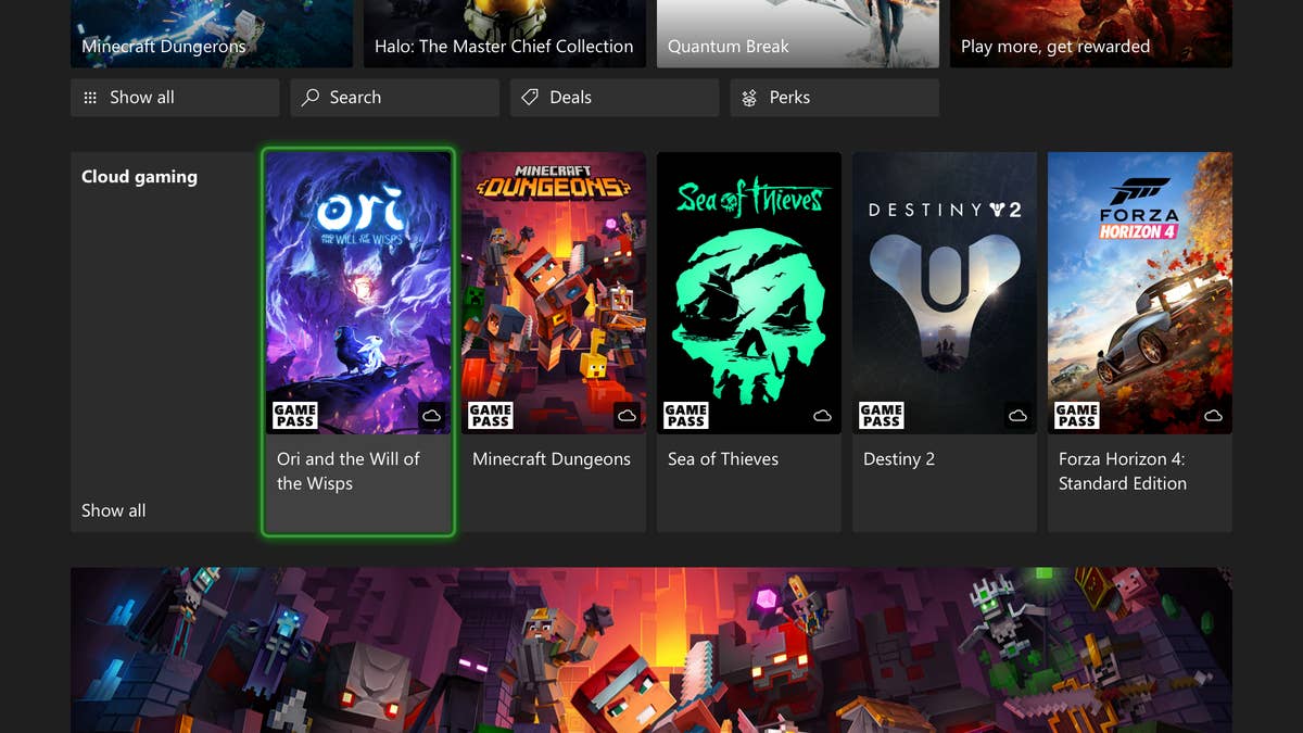 Xbox game pass next gen deals