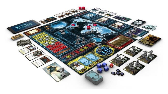 XCOM: The Board Game layout