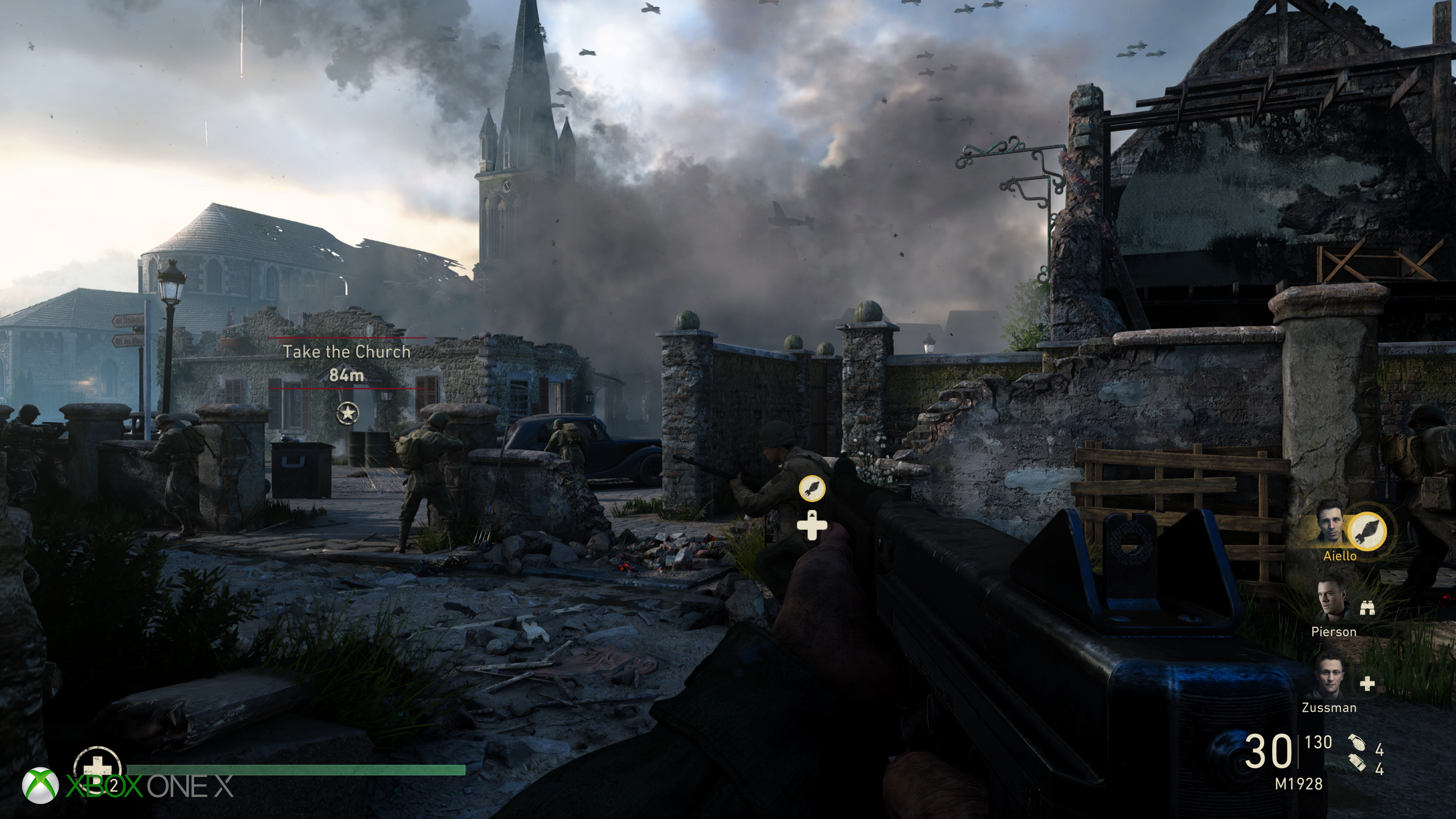 How does Call of Duty: WW2 look on Xbox One X and PS4 Pro