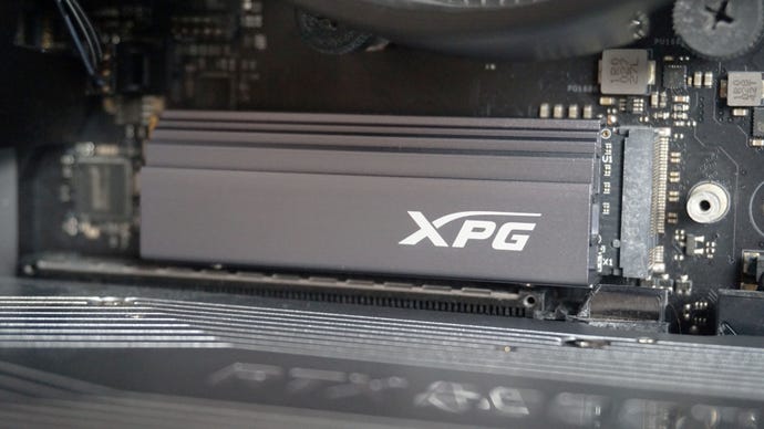 A photo of the Adata XPG Gammix S70 SSD