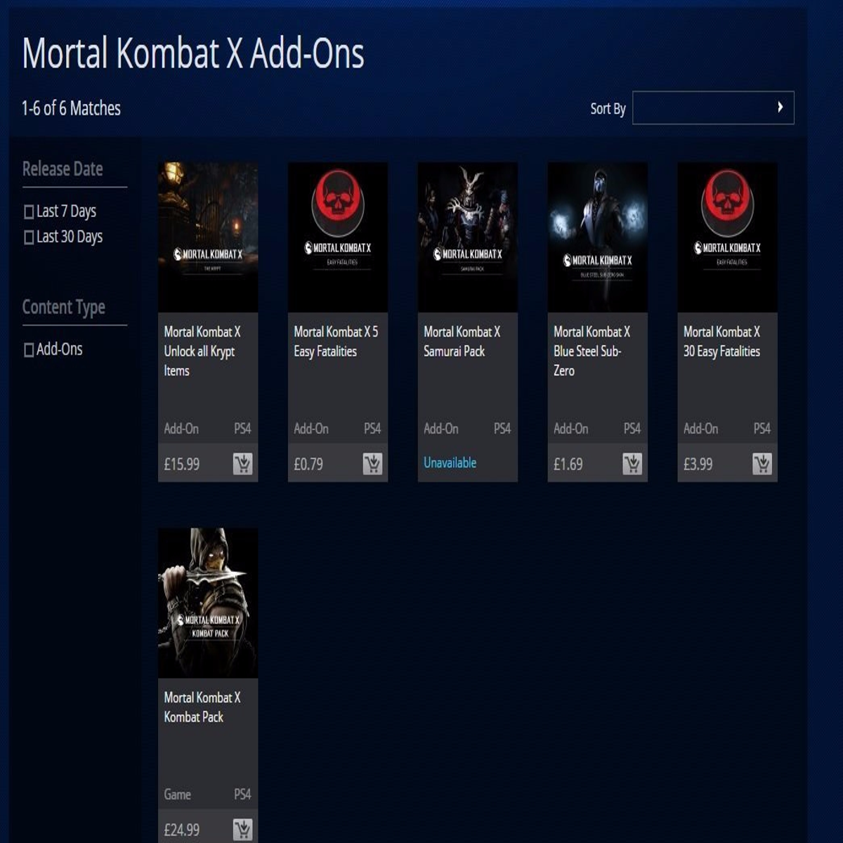 Mortal Kombat Fatality and Babality List