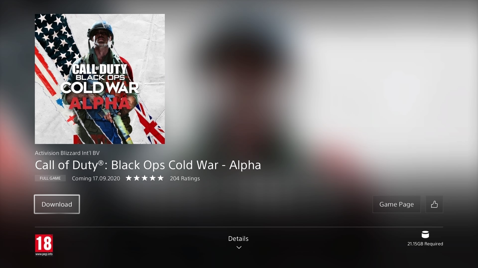 Call Of Duty: Black Ops Cold War (PS4)