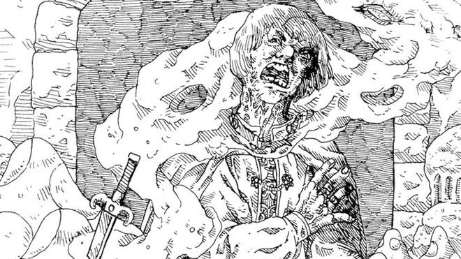 Art from tabletop RPG You Meet in a Tavern, You Die in a Dungeon