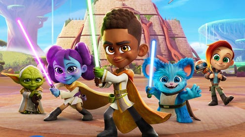 cropped poster of Young Jedi Adventures