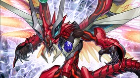 Odd-Eyes Raging Dragon card art from Yu-Gi-Oh! TCG