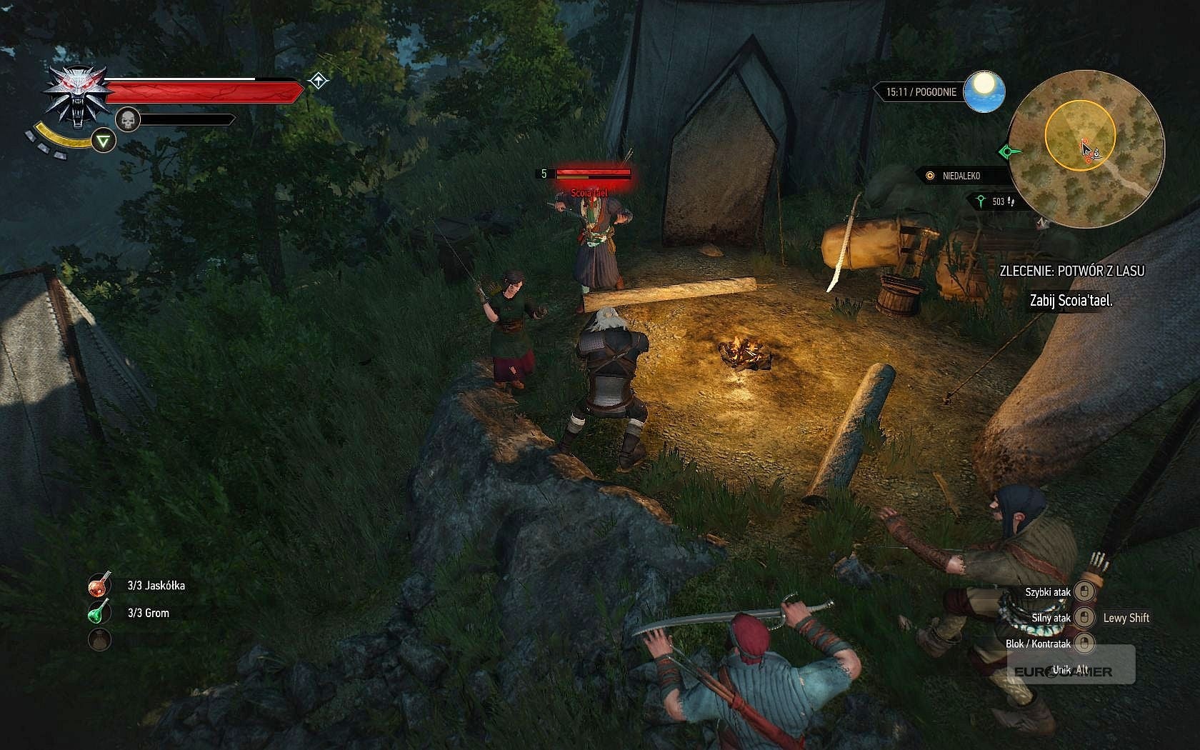 Wiedźmin 3 - Zlecenie: Potwór z lasu (Velen) | Eurogamer.pl