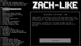Image for Zach-Like comes to Steam free with loads of game-like extras