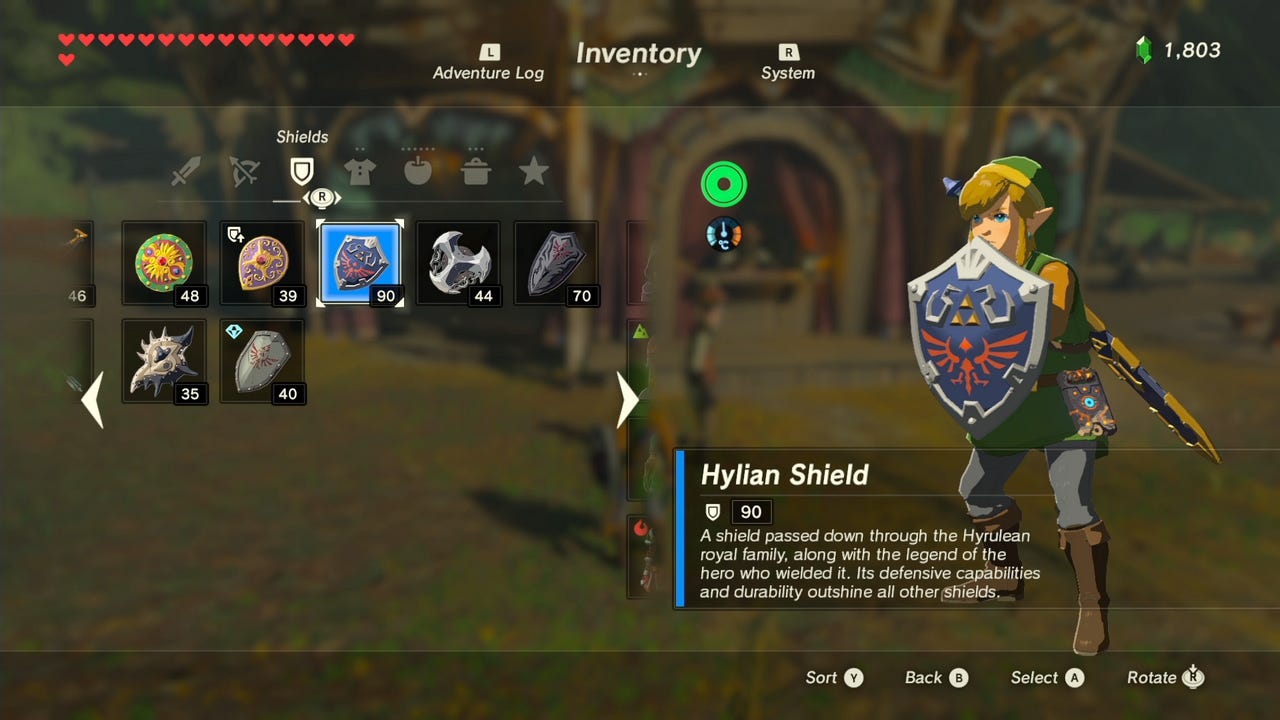 Zelda Breath of the Wild Best Shields Where to Find the Best Shields