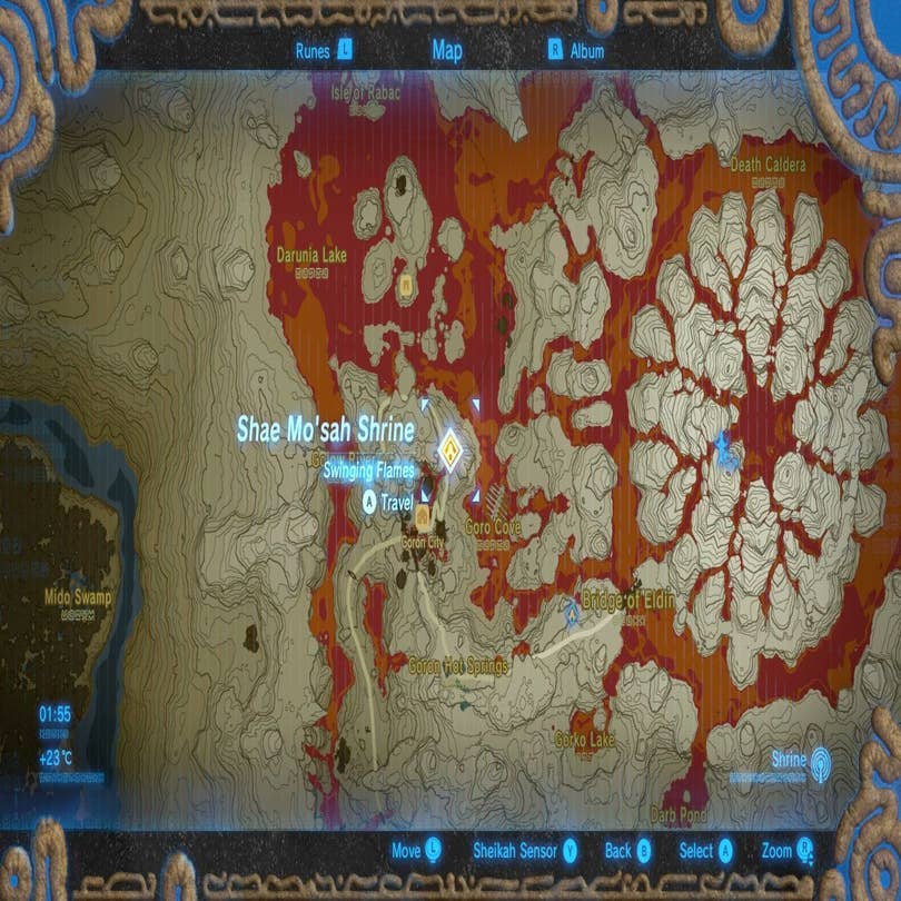 How To Find And Complete The Tah Muhl Shrine In The Legend Of Zelda Breath  Of The Wild