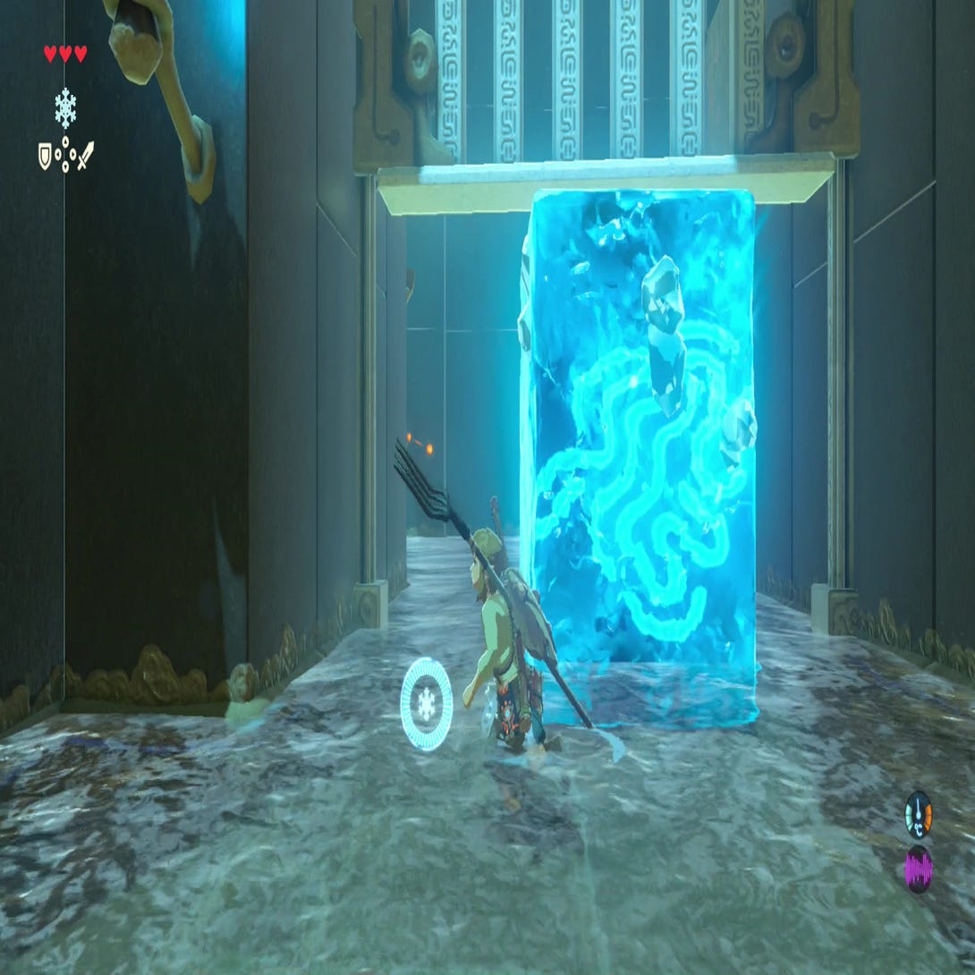 Zelda Breath Of The Wild Shrine Keh Nanut Cryonis Trial E Como