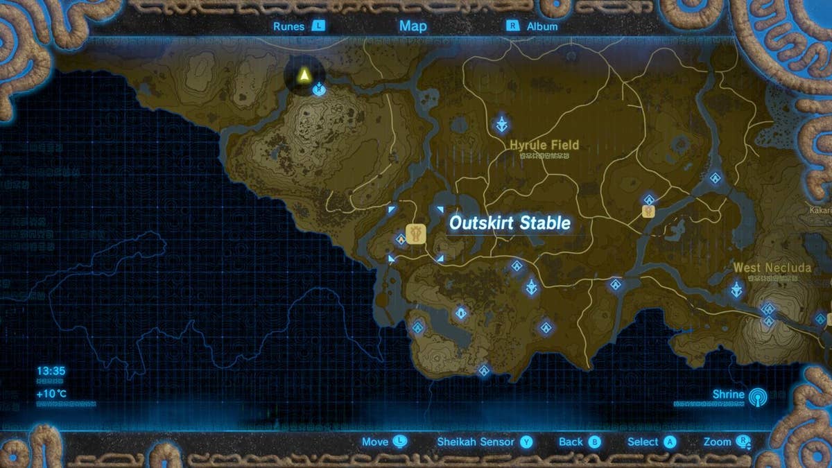 Breath of the Wild - Full Map Unlocked 