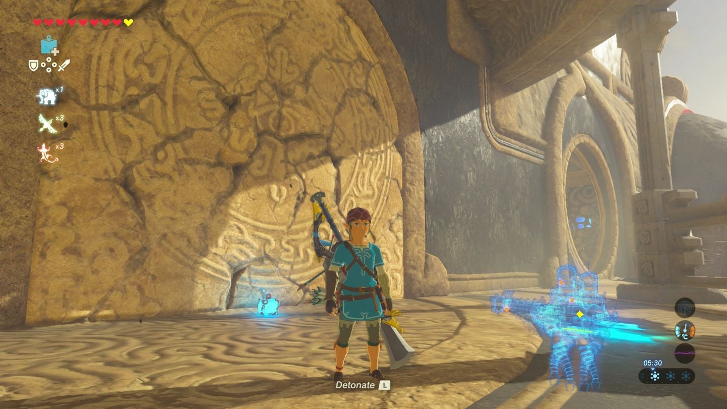Zelda Breath of the Wild Vah Naboris dungeon, all terminal solutions