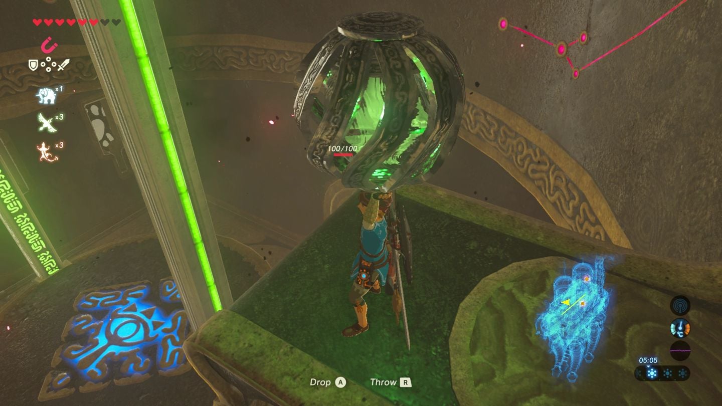 Zelda Breath of the Wild Vah Naboris dungeon, all terminal solutions