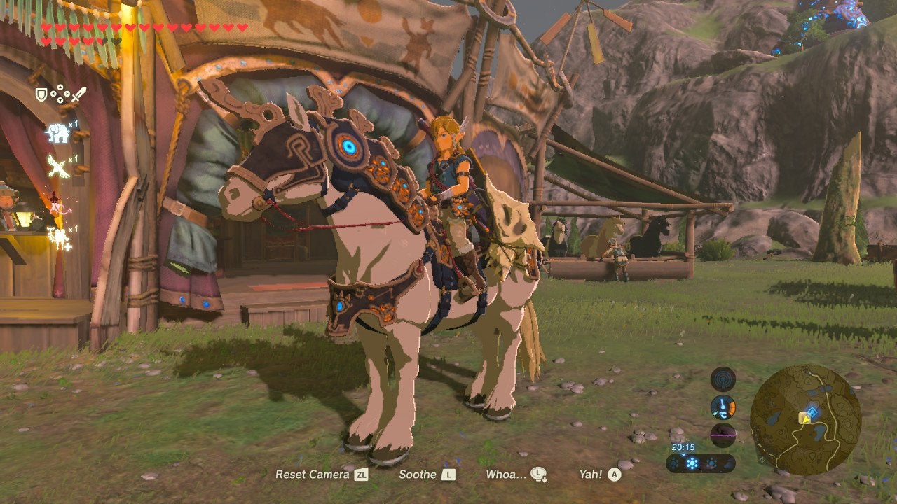 Zelda Breath of the Wild Ancient Horse Armor Where to Find the Ancient Horse Armor in BOTW DLC