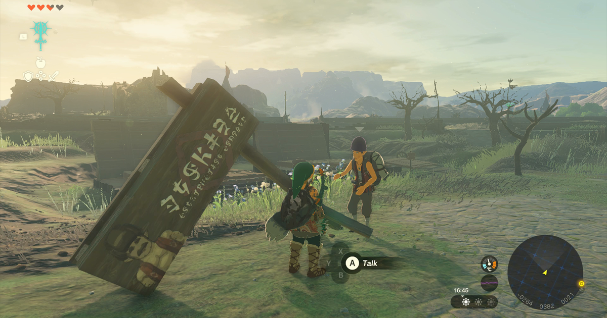 Zelda Tears of the Kingdom Addison How to stop signs from falling