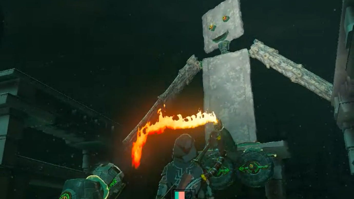 Please stop making Link do obscene things in Zelda Tears of the