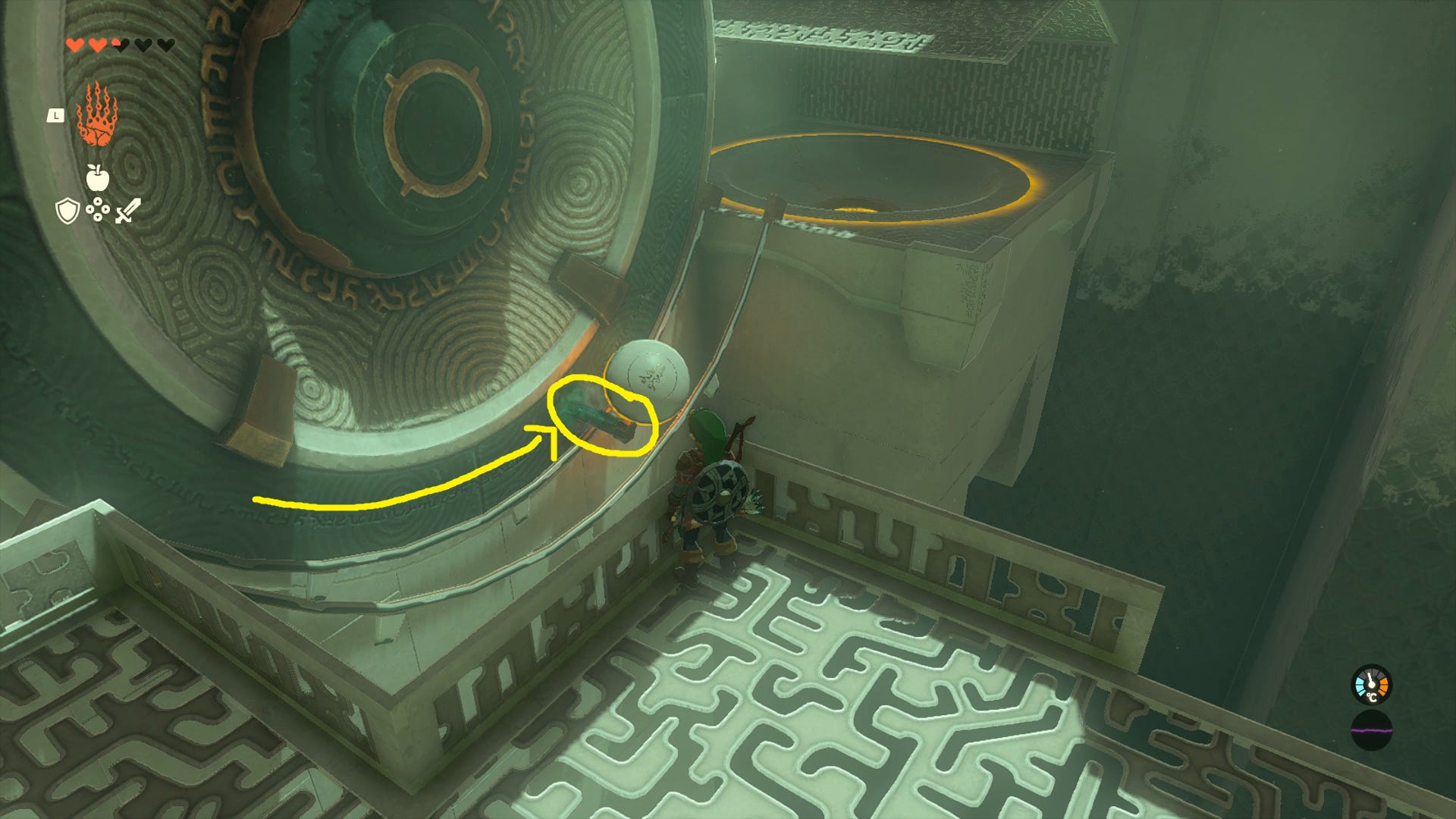 Zelda Tears of the Kingdom Tsutsuum Shrine solution VG247