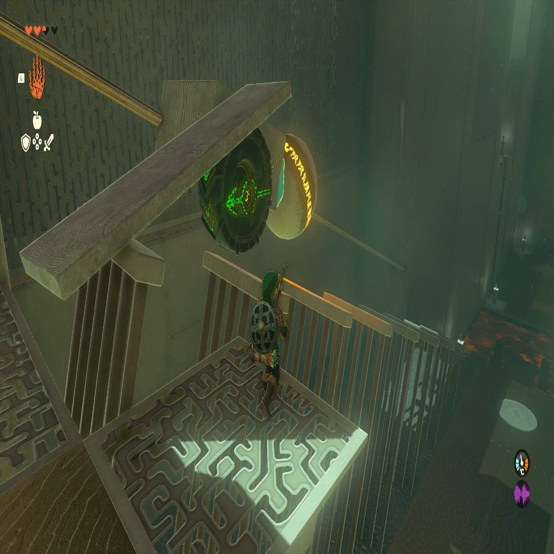 A Bouncy Device Shrine Puzzle Legend of Zelda Tears of the Kingdom 