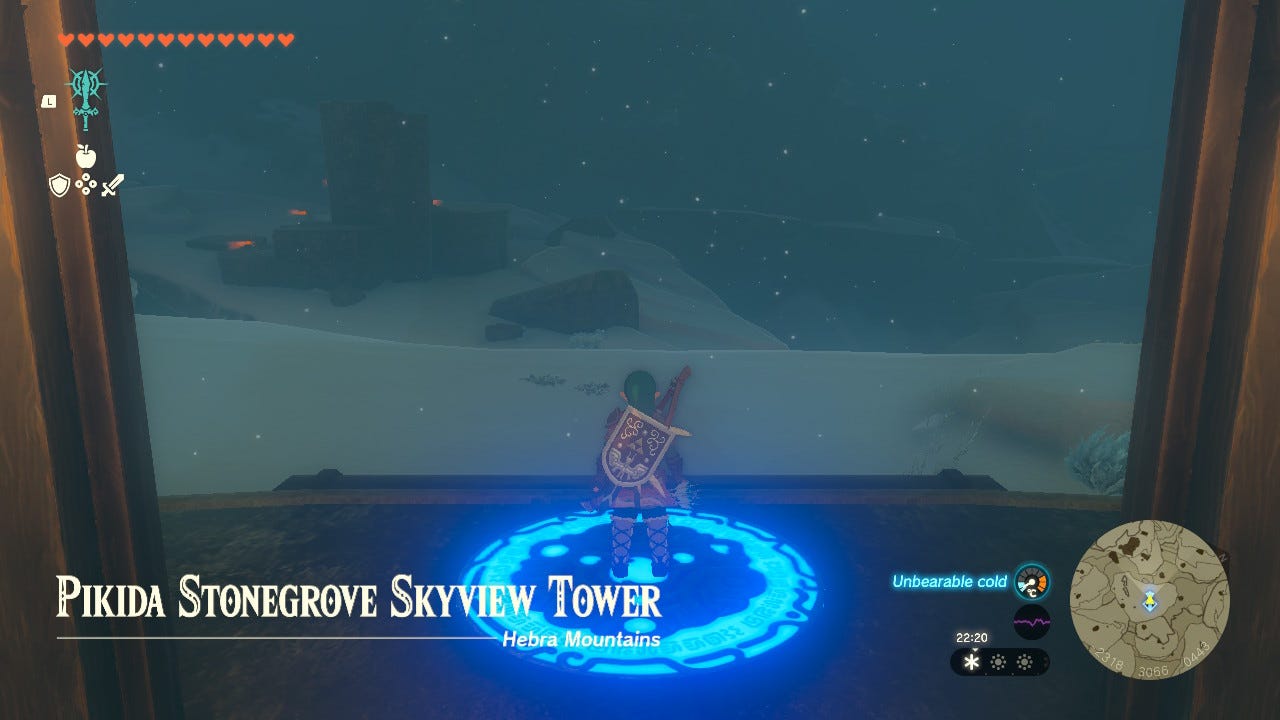 Zelda Tears of the Kingdom Warm Clothes How to survive Unbearable