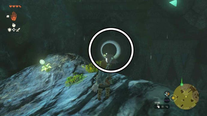Zelda Totk Ancient Zora Waterworks Pipe vier Eingangsort Ort