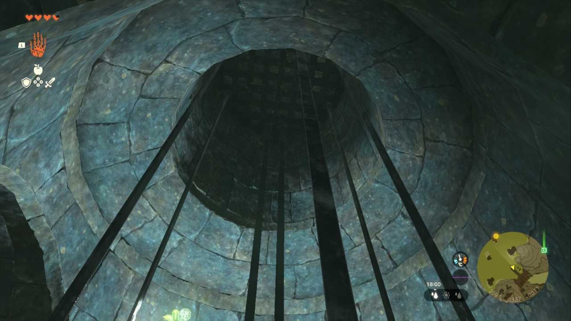 Ancient Zora Waterworks Puzzle Solution In Zelda Tears Of The Kingdom   Zelda Totk Ancient Zora Waterworks Pipe Four Water Leaking Through Ceiling 