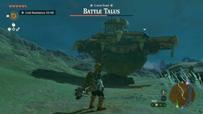 zelda totk downed battle talus