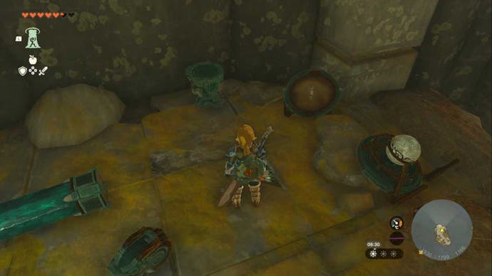 Zelda Totk East Gerudo Sky Archipel Zonai -Geräte für Weisen Will Will