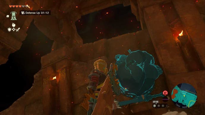 Zelda Totk Fire Temple Diamond Chest Ort