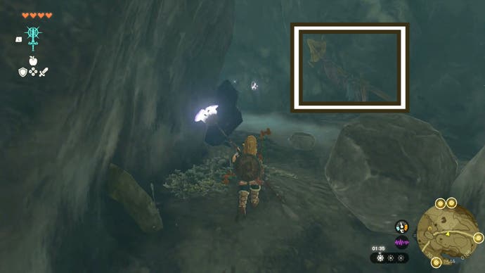 zelda totk frostbite shirt cave flag pole