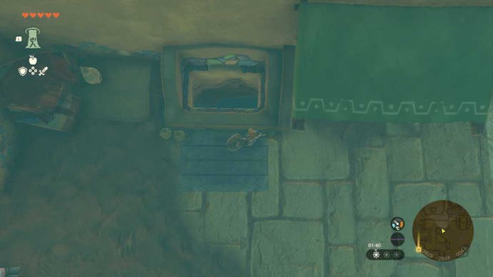 zelda totk gerudo town well to get into shelter